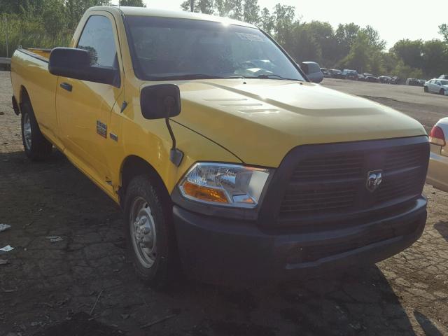 3C6LD4AT6CG238749 - 2012 DODGE RAM 2500 S YELLOW photo 1