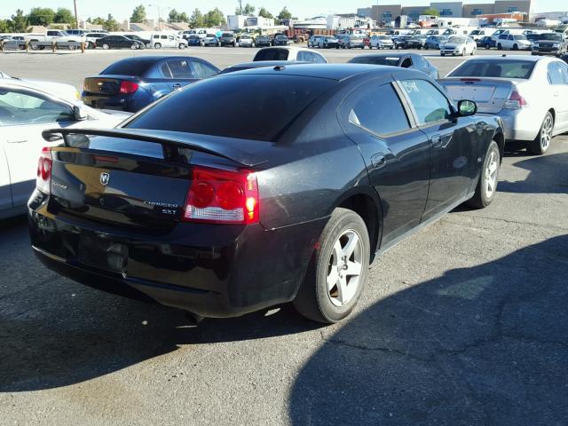 2B3KA33V39H521755 - 2009 DODGE CHARGER BLACK photo 4