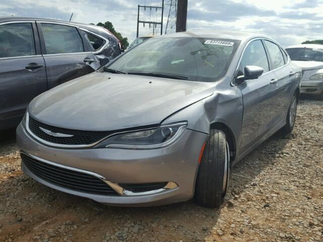 1C3CCCAB4FN555510 - 2015 CHRYSLER 200 LIMITE SILVER photo 2