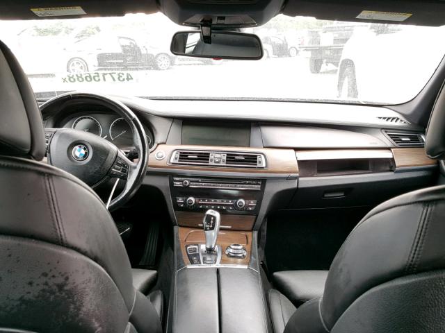 WBAKC6C5XBC395040 - 2011 BMW 7 SERIES BLACK photo 9
