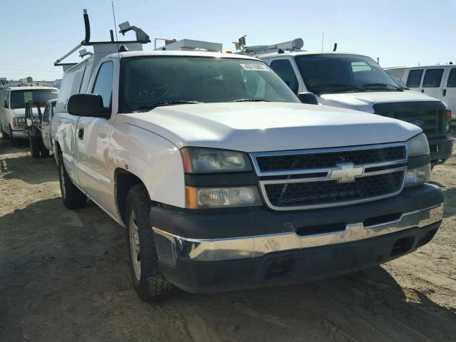 1GCEC14X76Z290316 - 2006 CHEVROLET SILVERADO WHITE photo 1