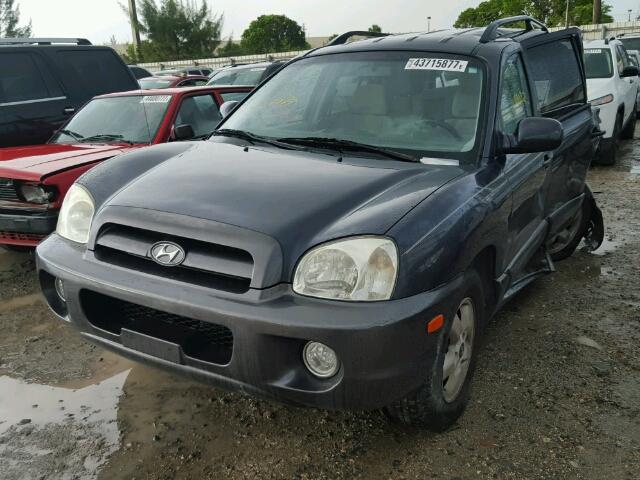 KM8SC13DX6U067738 - 2006 HYUNDAI SANTA FE G GRAY photo 2