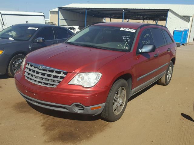 2A8GM48L48R658794 - 2008 CHRYSLER PACIFICA L RED photo 2