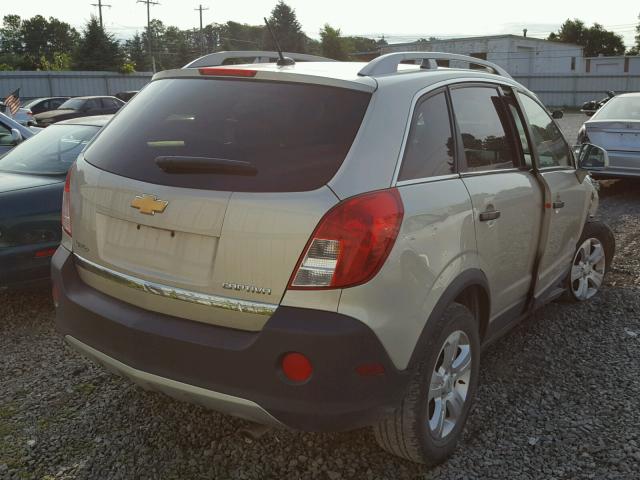 3GNAL2EK8DS643106 - 2013 CHEVROLET CAPTIVA LS 金色 照片 4