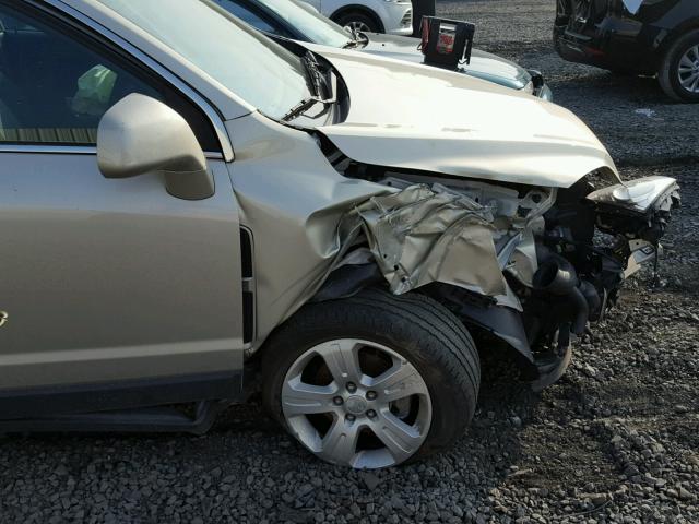 3GNAL2EK8DS643106 - 2013 CHEVROLET CAPTIVA LS 金色 照片 9