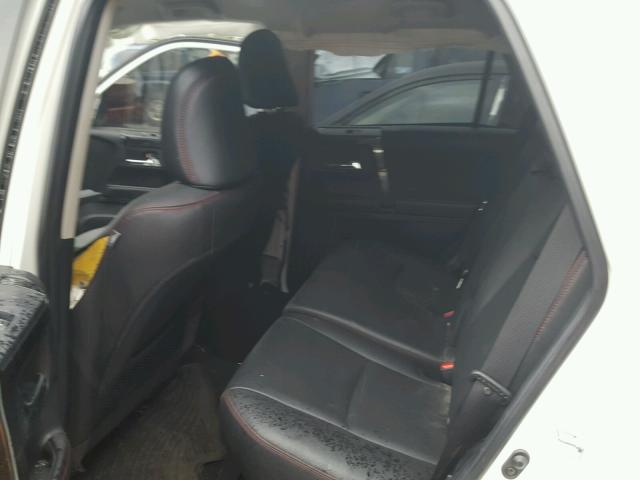 JTEBU5JR9G5292263 - 2016 TOYOTA 4RUNNER SR WHITE photo 6