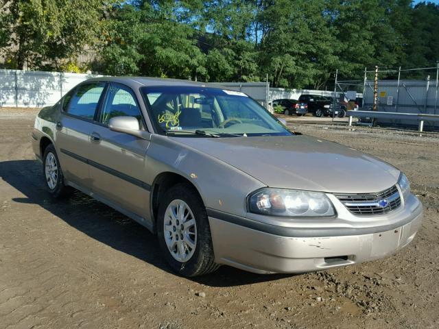 2G1WF52E229145623 - 2002 CHEVROLET IMPALA BEIGE photo 1