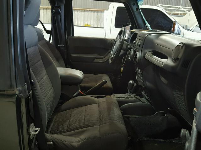 1J4AA2D15BL545624 - 2011 JEEP WRANGLER S GREEN photo 5