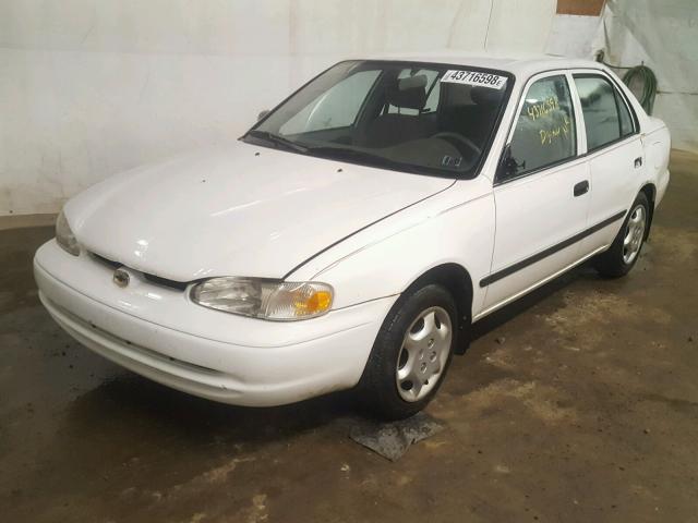 1Y1SK5288YZ409367 - 2000 CHEVROLET GEO PRIZM 白色 照片 2
