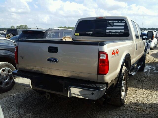 1FTSW21R78EC76075 - 2008 FORD F250 SUPER BEIGE photo 4