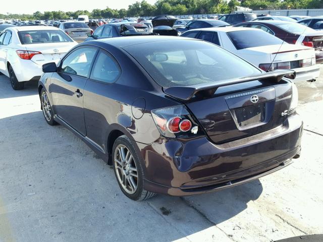 JTKDE167290296769 - 2009 TOYOTA SCION TC 勃艮第红 照片 3