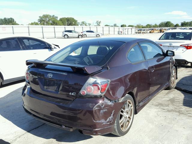 JTKDE167290296769 - 2009 TOYOTA SCION TC BURGUNDY photo 4