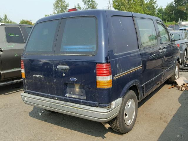 1FTDA14UXSZB98554 - 1995 FORD AEROSTAR BLUE photo 4