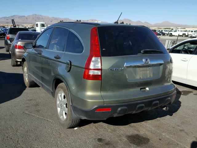 5J6RE485X8L030840 - 2008 HONDA CR-V EX GREEN photo 3