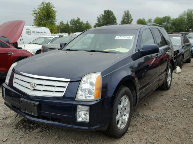 1GYEE637360127265 - 2006 CADILLAC SRX BLUE photo 2