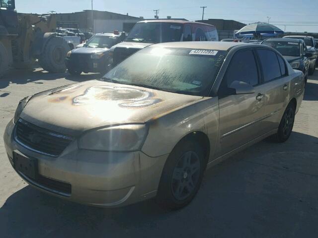 1G1ZT51FX6F158794 - 2006 CHEVROLET MALIBU LT GOLD photo 2