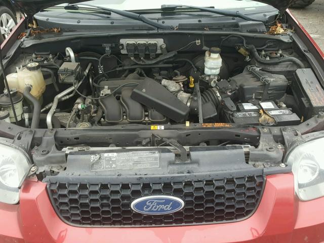 1FMCU94116KA18847 - 2006 FORD ESCAPE LIM RED photo 7