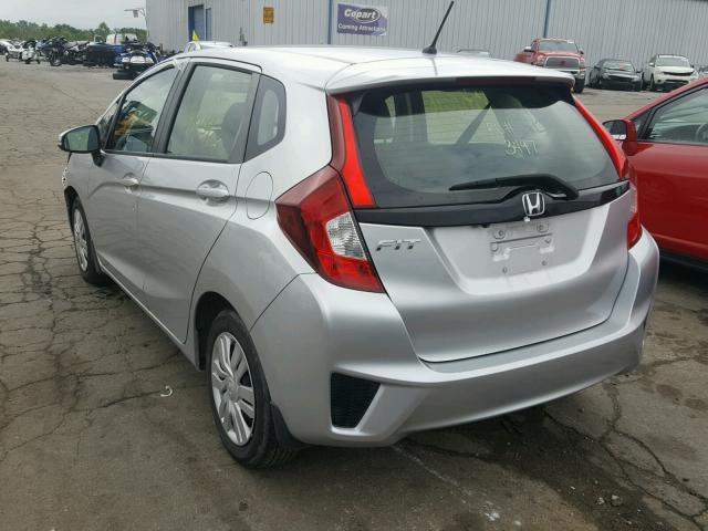 JHMGK5H57GX045085 - 2016 HONDA FIT LX SILVER photo 3