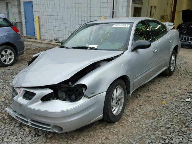 1G2NF52E54M624342 - 2004 PONTIAC GRAND AM S SILVER photo 2