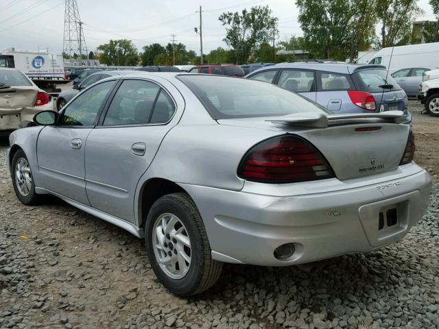 1G2NF52E54M624342 - 2004 PONTIAC GRAND AM S SILVER photo 3