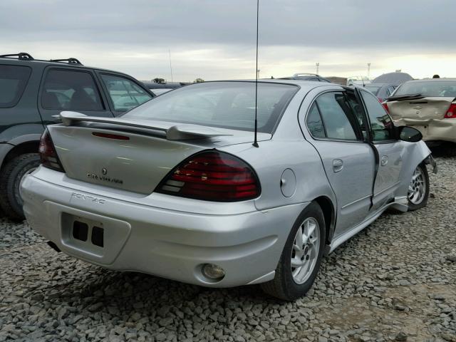 1G2NF52E54M624342 - 2004 PONTIAC GRAND AM S SILVER photo 4