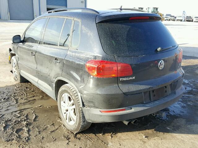 WVGBV7AX7GW574810 - 2016 VOLKSWAGEN TIGUAN S BLACK photo 3