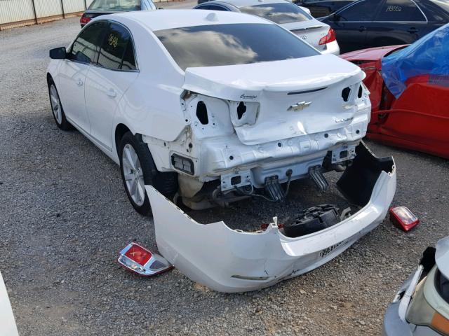1G11G5SX0DF203957 - 2013 CHEVROLET MALIBU 3LT თეთრი ფოტო 3
