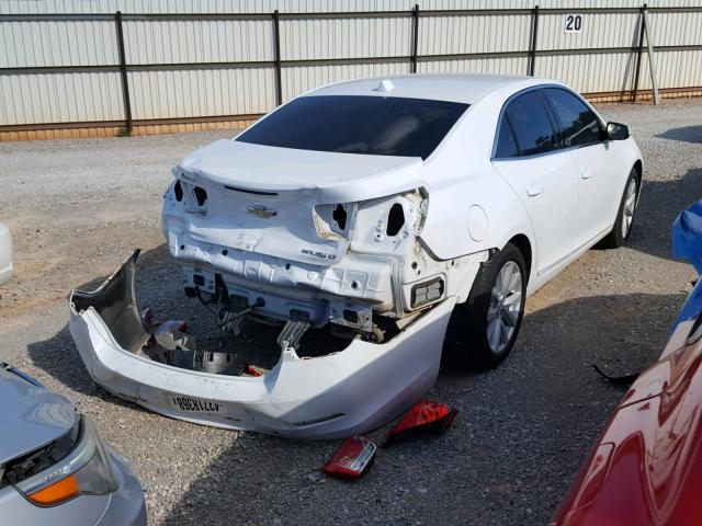 1G11G5SX0DF203957 - 2013 CHEVROLET MALIBU 3LT WHITE photo 4