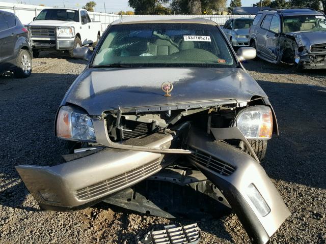 1G6KD54Y7YU200925 - 2000 CADILLAC DEVILLE GRAY photo 9