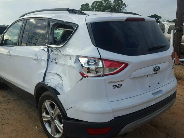 1FMCU0GX7GUB44079 - 2016 FORD ESCAPE SE WHITE photo 9