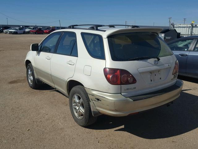 JT6HF10UXY0161016 - 2000 LEXUS RX 300 WHITE photo 3