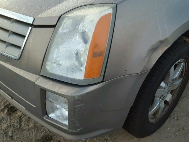 1GYEE637480109876 - 2008 CADILLAC SRX GRAY photo 9