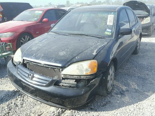 2HGES267X2H513093 - 2002 HONDA CIVIC EX შავი ფოტო 2