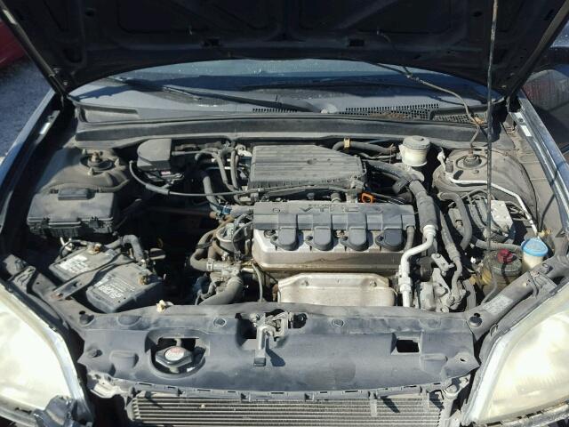 2HGES267X2H513093 - 2002 HONDA CIVIC EX შავი ფოტო 7