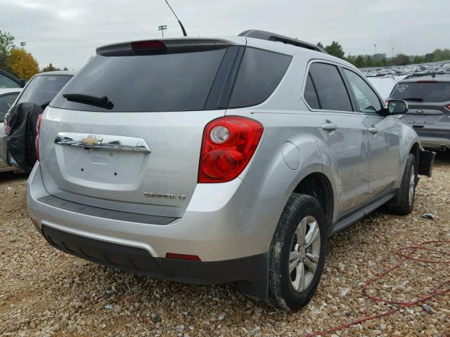 2GNALDECXB1303016 - 2011 CHEVROLET EQUINOX LT SILVER photo 4