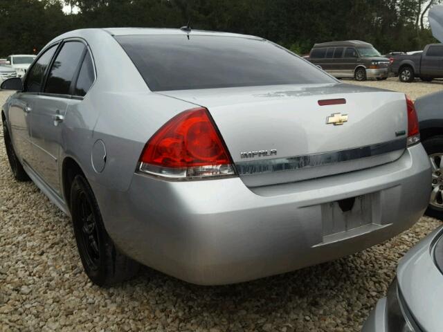 2G1WF5EK8B1129507 - 2011 CHEVROLET IMPALA LS SILVER photo 3