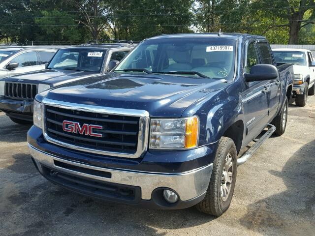 3GTEC13J77G507295 - 2007 GMC NEW SIERRA BLUE photo 2