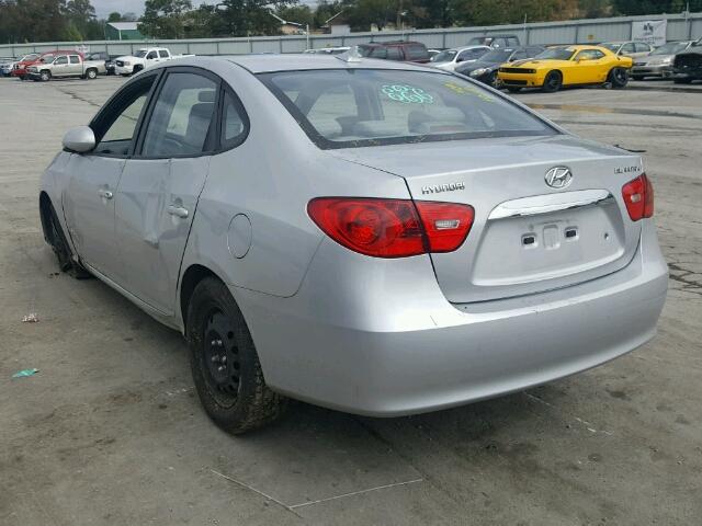 KMHDU4AD3AU929622 - 2010 HYUNDAI ELANTRA BL SILVER photo 3