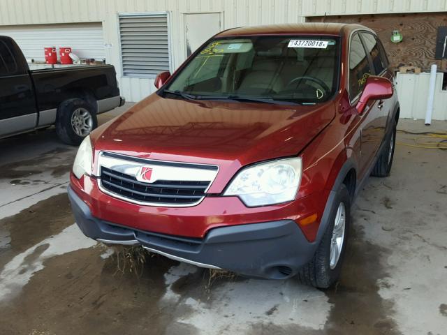 3GSCL33P28S674884 - 2008 SATURN VUE XE RED photo 2