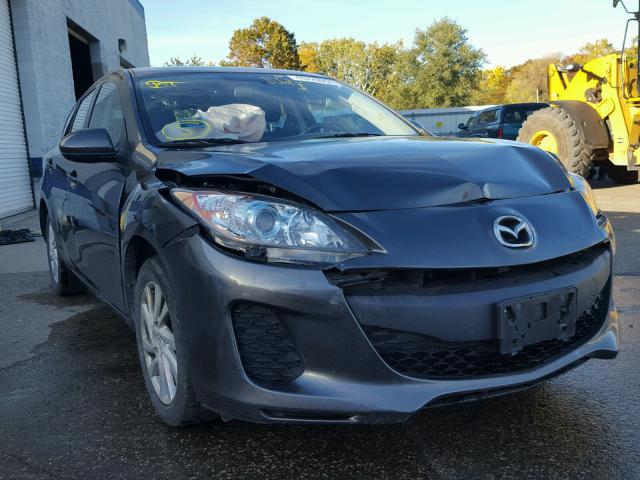 JM1BL1M70D1736479 - 2013 MAZDA 3 GRAY photo 1