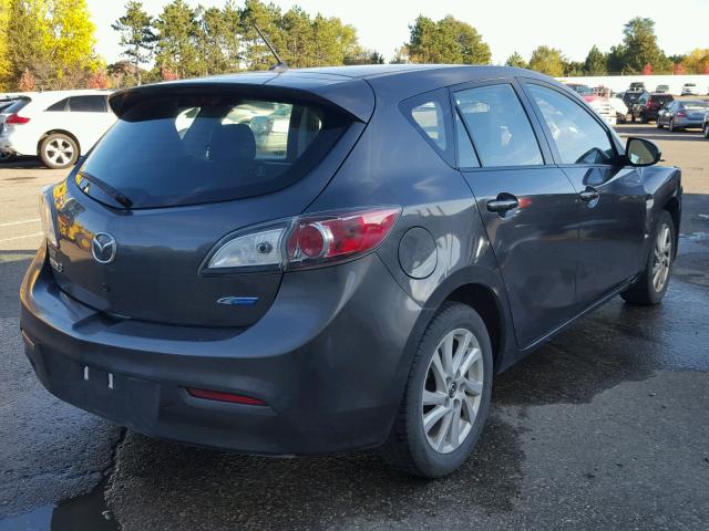 JM1BL1M70D1736479 - 2013 MAZDA 3 GRAY photo 4