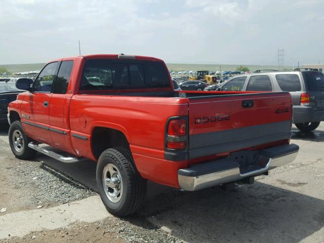 3B7HF13Y8WG169521 - 1998 DODGE RAM 1500 RED photo 3