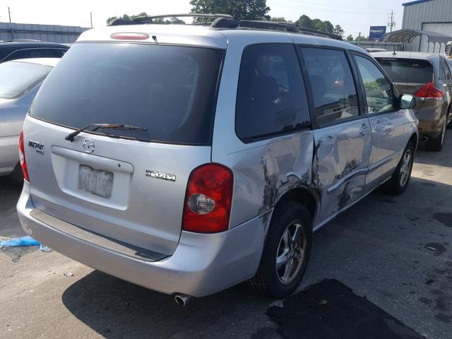 JM3LW28A530334959 - 2003 MAZDA MPV WAGON SILVER photo 4