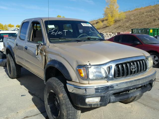 5TEHN72N62Z055707 - 2002 TOYOTA TACOMA DOU TAN photo 1