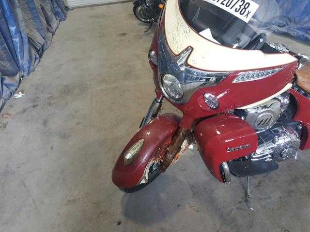 56KTRAAA3G3337619 - 2016 INDIAN MOTORCYCLE CO. ROADMASTER RED photo 9