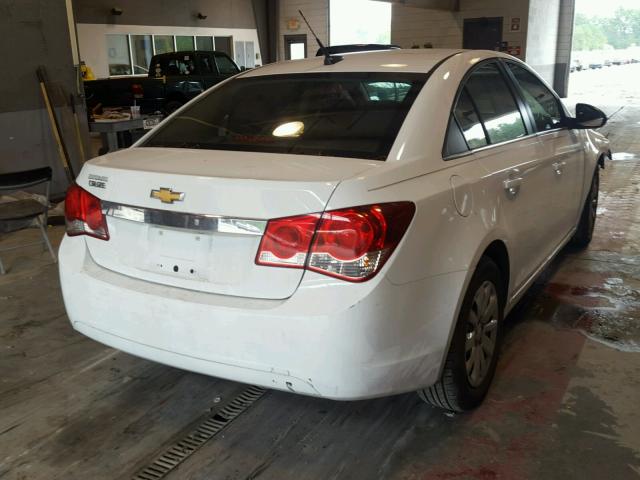 1G1PC5SH0B7149310 - 2011 CHEVROLET CRUZE LS WHITE photo 4