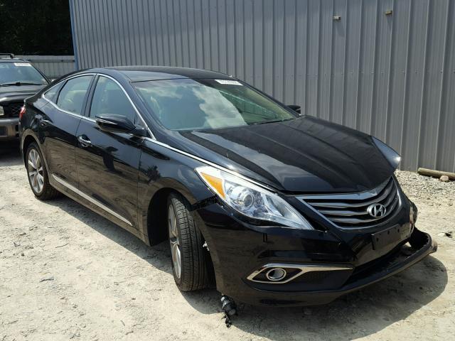 KMHFG4JG0HA591389 - 2017 HYUNDAI AZERA BLACK photo 1