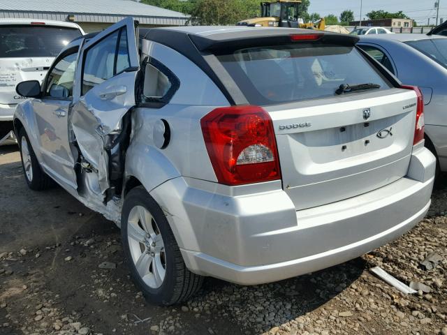 1B3CB3HA5BD116829 - 2011 DODGE CALIBER MA SILVER photo 3