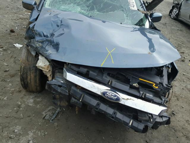 3FAHP0HA9CR170959 - 2012 FORD FUSION SE BLUE photo 7