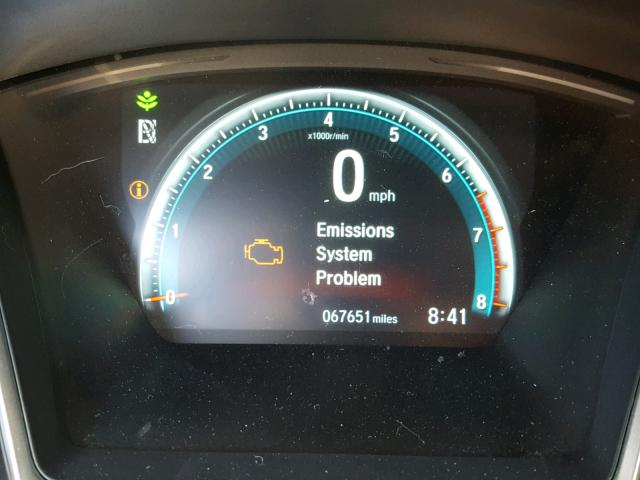 19XFC1F72GE042974 - 2016 HONDA CIVIC EXL 银色 照片 8